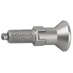 KIPP Indexing Plunger: Locking, 18-8 SS Body w/ 400 SS Plunger, M10x1 Thread, 5 N to 12 N Nose Force (MPN K0632.003105). Key specifications — Brand: KIPP.