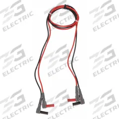 APPROVED VENDOR Test Leads: CAT III 1000V, Right Shrouded Plug, 3 1/4 ft Lg, 18 AWG Wire Size (MPN 4WRA7). Key specifications — Brand: APPROVED VENDOR.