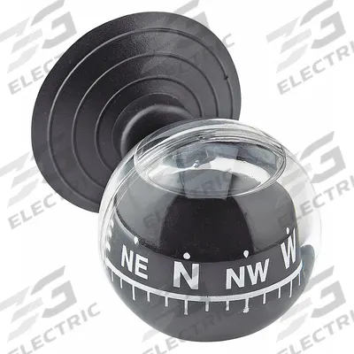 BELL Suction Cup Compass: Vehicle Compass, Black - Vehicle Compasses