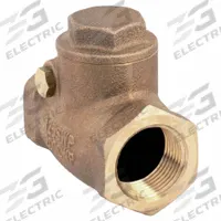 APPROVED VENDOR Swing Check Valve: Swing, Inline Valve Body, 3/4 in Pipe Size, FNPT x FNPT, Bronze (MPN 10F291). Key specifications — Brand: APPROVED VENDOR.