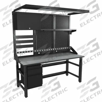 SAFCO PRODUCTS Computer Workstation: 1 Shelves, 0 Display Mounts, 86 in Overall Ht - Open-Frame Computer Workstations