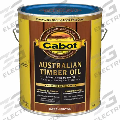 CABOT Wood Stain: Wood Stain, Exterior, Oil, 1 gal Container Size, Wood, Flat - Wood Stains