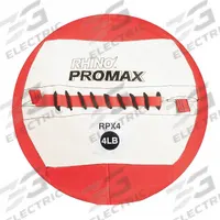 CHAMPION SPORTS Medicine Ball: 14 in Overall Dia, Red, 4 lb (MPN RPX4). Key specifications — attr989247: Red; attr991485: CHAMPION SPORTS.