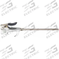 GUARDAIR Air Gun: Thumb-Lever Grip, Cast Zinc, 1/4 in Female NPT, 1 Nozzle(s), Straight, Focused (MPN 970006S). Key specifications — attr1328526: Cast Zinc; attr1328500: Hanging Hook; attr1328508: GUARDAIR; attr1328515: No; attr1328533: Yes.