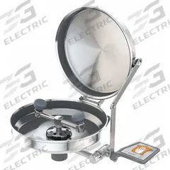 GUARDIAN EQUIPMENT Plumbed Eyewash: Std, Wall Mnt, Eyes Coverage, Covered, Stainless Steel Bowl (MPN G1814BC). Key specifications — attr474381: Push Plate; attr474383: GUARDIAN EQUIPMENT.