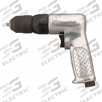 INGERSOLL RAND Air-Powered Drill: 3/8 in Chuck, Heavy Duty, 2,000 RPM, 0.5 hp, Keyless - ATEX-Certified Pistol-Grip Air-Powered Drills