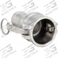 Cam and Groove Coupling: 1 1/2 in Coupling Size, 250 psi Max. Working Pressure @ 70 F, Nitrile, Male (MPN 3LX14). Key specifications — Gasket Material: Nitrile; Fitting Type: Male Hose Shank; Includes Locking Arm: Yes; Body Material: 316 Stainless Steel; Brand: APPROVED VENDOR.