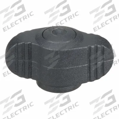 KIPP Hand Knob: Wing, Plastic w/ SS Thread, M4 Thread, 6 mm Thread Lg - Wing Knobs with Threaded Hole