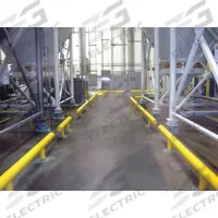 IDEAL SHIELD Guard Rail System: Straight, 14 3/4 in Top Rail Ht, Mount Hardware Not Included, Yellow (MPN HGR-1-048-14-3/4-C-12). Key specifications — Color: Yellow; Material: HDPE; Rail Mounting Style: Core-In; Includes Mid-Rail: Mid-Rail Not Included.