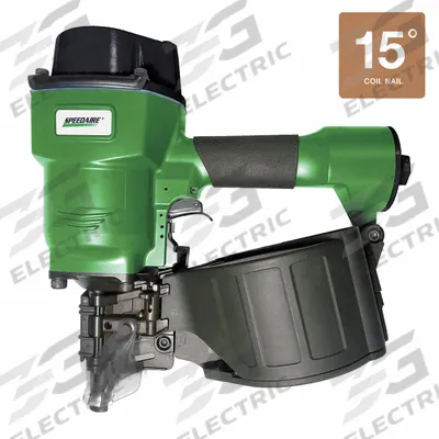 SPEEDAIRE Air Nail Gun: Framing, 15°, Wire, NPT, Sequential, Coil Collation - Air-Powered Framing Nailers