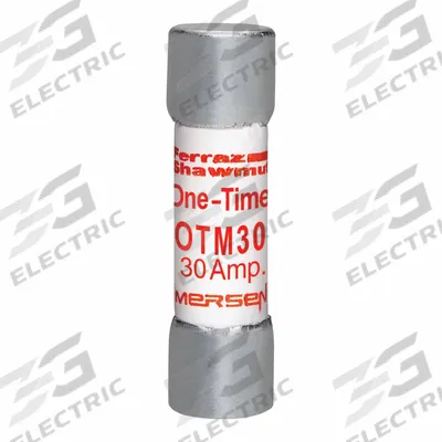 MERSEN Fuse: OTM Series, Midget, Fast-Acting, 30 A, 250 V AC, 13/32 in x 1 1/2 in - Fast-Acting Cylindrical Fuses