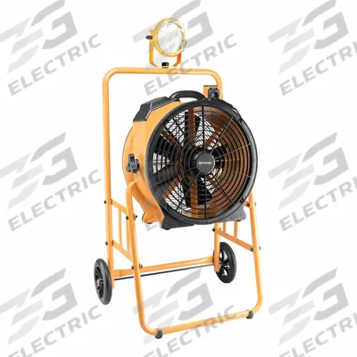 XPOWER Cooling Fan: 18 in Blade Dia, 1/3 hp Motor Horsepower, 5 Speeds, Non-Oscillating - Mobile Warehouse Dock Fans