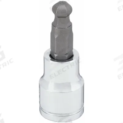 WESTWARD Socket Bit: 3/8 in Drive Size, Hex Tip, 7 mm Tip Size, 1 3/4 in Overall Lg - Ball-End Hex Bit Sockets