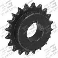 TSUBAKI Single Strand Sprocket: 50, For 5/8 in Chain Pitch, 1 7/16 in Bore Dia, 20 Teeth, Steel (MPN 50B20F-1G). Key specifications — Brand: TSUBAKI.