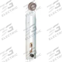 TELEMECANIQUE SENSORS Limit Switch Lever Arm: Roller Lever, Adj, 4 in Arm/Operator Lg - Max (MPN 9007HA1). Key specifications — Brand: TELEMECANIQUE SENSORS; Compatible with Series: 9007AW; Roller Position: Outside Offset; Actuator Style: Rotary Lever Roller.