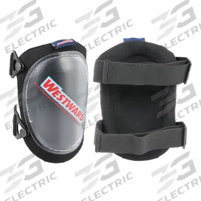 WESTWARD Knee Pad: Universal, 2 Straps, Clip - Swivel Knee Pads