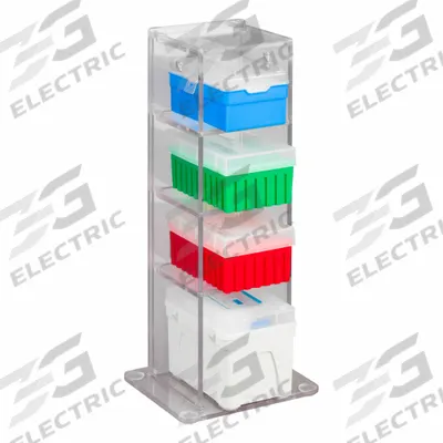 POLTEX Lab Bench Vertical Organizer: 6 3/4 in Overall Wd, 16 in Overall Ht, 5 3/4 in Overall Lg - Lab Organizers