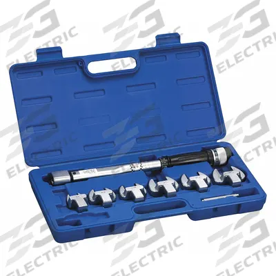 YELLOW JACKET Interchangeable Head Torque Wrench Kit: Foot-Pound, Newton-Meter - Interchangeable Head Torque Wrench Kits