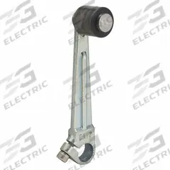 TELEMECANIQUE SENSORS Limit Switch Lever Arm: Roller Lever, Fixed, 3 in Arm/Operator Lg - Max (MPN 9007EA8). Key specifications — Brand: TELEMECANIQUE SENSORS; Compatible with Series: 9007C; Roller Position: Outside Offset; Actuator Style: Rotary Lever Roller.