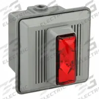 EDWARDS SIGNALING Horn Strobe: 120V AC, 5 1/2 in Overall Wd, 5 1/2 in Overall Lg, 5/8 in Overall Ht (MPN 868STRR-N5). Key specifications — Manufacturer Part Number: 868STRR-N5; Brand: EDWARDS SIGNALING; Connection Type: Wire Leads; Mounting Location: Wall Mount; Operating Voltage: 120V AC.
