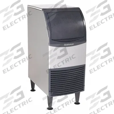 SCOTSMAN Ice Machine: Flake, 142 lb Ice per Day, Air Cooled, 38 in Ht, 15 in Wd - Undercounter Ice Machines