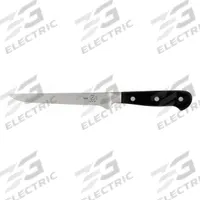MERCER CUTLERY Boning Knife: Flex, 6 in Overall Lg, Steel Blade, Black Handle, Forged, NSF Certified (MPN M23560). Key specifications — Sub-brand: Millennia; Brand: MERCER CUTLERY; Blade Material: Steel; Blade Type: Flexible; Edge Style: Taper Ground Edge; Forged/Stamped: Forged; Handle Color: Black; Handle Material: Glass Reinforced Polyoxymethylene.