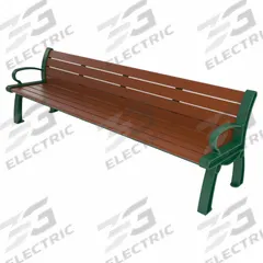 ULTRASITE Heritage Outdoor Bench: Heritage, 96 in Overall Lg, 30 in Overall Ht, Brown, Green (MPN PB 8BROGFHER). Key specifications — Manufacturer Part Number: PB 8BROGFHER; Brand: ULTRASITE; Frame Color: Green; Product Type: Outdoor Bench; Seat Color: Brown; Series: Heritage.