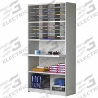 SAFCO Literature and Mail Organizer: Gray, 30 Compartments, 16 in Overall Dp, 42 in Overall Wd (MPN SRT4280CPG). Key specifications — attr986470: No; attr986455: Gray; attr986477: PVC; attr986454: SAFCO; attr986487: Mail and Literature Sorter.