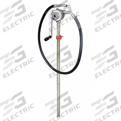 WESTWARD Hand Pump: Rotary, Pump with Hose - Rotary-Action Fuel Transfer Pumps