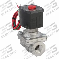 REDHAT Solenoid Valve: 2-Way, Normally Open, 1/2 in Pipe Size, 110V AC/120V AC, High Flow, NBR Seal (MPN EF8210G030). Key specifications — attr985516: 1/2 in; attr985521: 120V AC; attr985484: REDHAT; attr985485: Explosion Proof.