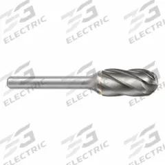 SGS PRO Carbide Bur: Ball-Nosed Cylinder, SC-5NF, 1/2" x 1" Head, 1/4" Shank (MPN 19028). Key specifications — Trade Number: SC-5NF; Brand: SGS PRO.