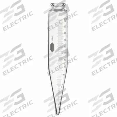 KIMBLE Centrifuge Tube: 100 mL, Centrifuge Tube, 37 mm Body Dia, 203 mm Overall Ht - Glass Centrifuge Tubes