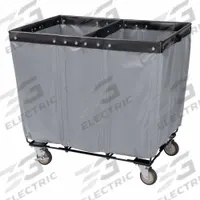 ROYAL BASKET TRUCKS Basket Truck: 14.9 cu ft, 42 lb, 36 in L x 26 in W x 33 1/2 in H, Gray, Steel (MPN R36-GGG-PWC-4ULT). Key specifications — Brand: ROYAL BASKET TRUCKS; Liner Color: Gray; Caster/Wheel Configuration: (2) Rigid; Assembled/Unassembled: Assembled.