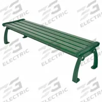 ULTRASITE Outdoor Bench: Heritage, 72 in Overall Lg, 17 in Overall Ht, Green, Green, Plank Surface (MPN PB 6GREGFHERBAC). Key specifications — Manufacturer Part Number: PB 6GREGFHERBAC; Brand: ULTRASITE; Frame Color: Green; Product Type: Outdoor Bench; Seat Color: Green; Series: Heritage.