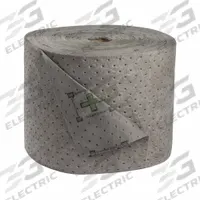 BRADY SPC ABSORBENTS Sorbent Roll: Gray, Polypropylene, 150 ft Roll Lg, 15 in Roll Wd, Bale (MPN HT15). Key specifications — Brand: BRADY SPC ABSORBENTS; Material: Polypropylene.