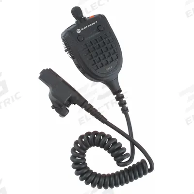 MOTOROLA Speaker Microphone: Fits Motorola, For XTS 2500/XTS 5000 Series, Push To Talk - Motorola-Compatible Microphones & Speakers