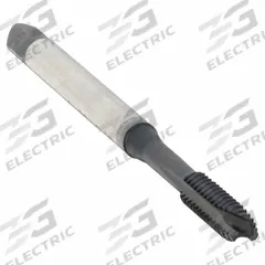 CLEVELAND Spiral Point Tap: #6-32 UNC, 2B, 3 Flute, Plug Chamfer, Hardlube Coated Cobalt (MPN C96006)
