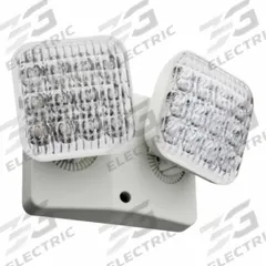 Remote Head: LED, Plastic, Ceiling/Wall, 2 W Lamp Watt, 2 Lamps, 3.6 V, Adj, 13M588/487V38/487V39 (MPN ERE W T SQ M12). Key specifications — Compatible Mfr. Model Number: ECR/ECG HO; Mounting Location: Ceiling; Voltage: 3.6 V; Adjustable: Yes; Housing Color: White; Brand: LITHONIA LIGHTING.