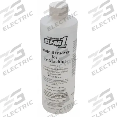 SCOTSMAN Ice Machine Cleaner: 16 oz Size, Nickel Safe, Cleaner, Liquid, 19-0653-12 - Ice Machine Cleaners & Descalers