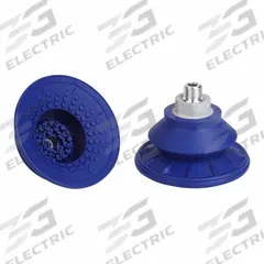 SCHMALZ Vacuum Pad Assembly: Bellows, 1.5 Folds, G1/4 in, 89 mm Pad Dia, NBR, Blue, 60 A, SAB (MPN 10.01.06.00806). Key specifications — attr1019101: 10.01.06.00806; attr1019103: SCHMALZ; attr1019107: 60 A.