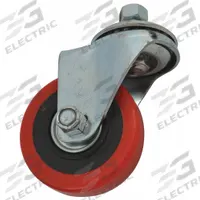 DAYTON Swivel Caster: 5 1/8 in Overall Ht, 5 1/8 in H x 2 5/8 in W, 3 7/8 in Overall Lg, Red (MPN MH4XKJ2A08G). Key specifications — Compatible Grainger Part Number: 4XKJ3; Manufacturer Part Number: MH4XKJ2A08G; Accessory Type: Caster.