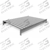 TENNSCO Shelf: 48 in x 36 in, 22 ga Beams, Steel, 4,150 lb Load Capacity (MPN 6940). Key specifications — Decking Material: Steel; Frame Finish: Powder Coated; Frame Material: Steel; Color: Industrial Gray; Includes: (2) Crossbars; Brand: TENNSCO.