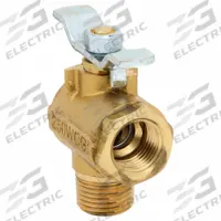 APPROVED VENDOR Manual Two-Way Ball Valve: 1/2 in, Brass, Angle, FNPT x FNPT, Full Port Ball Port (MPN XV590P-8). Key specifications — Brand: APPROVED VENDOR; Handle: Tee.
