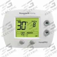 Humidity Controller: Duct Mount/Wall Mount, 24V AC, Dehumidifier Control Compatible, 24V AC (MPN H6062A1000). Key specifications — Mounting Location: Duct Mount; Input Voltage: 24V AC; Product Type: Humidity Controller; Brand: HONEYWELL HOME; Outdoor Temperature Sensor: Yes.