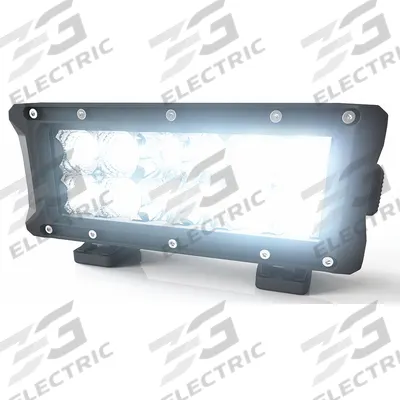 ECCO Vehicle Work Light: Rectangular, Flood/Spot, LED, Bolt, Blunt Cut Wires - Vehicle Spot & Flood Combination Lights