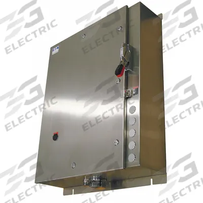 EATON Combination Starter: Fusible Disconnect, 3 Poles, NEMA Size 5, 120V AC - Fusible Starters with Electronic Overloads