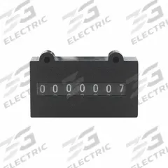 ENM Electromechanical Counter: Rear Panel Mounting, 1 in x 1 5/8 in, 20.4 V DC – 24 V DC, Analog (MPN E4B75GN). Key specifications — Mounting Style: Base; Brand: ENM; Manufacturer Part Number: E4B75GN.