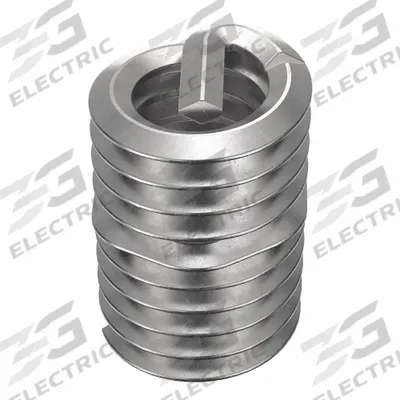HELI-COIL Helical Insert: Tanged Tang Style, Free-Running, #8-32 Thread Size, Plain - Free-Running Tanged Helical Inserts