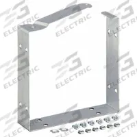 HOFFMAN Wireway U-Connector: 6 in Wd, 6 in Ht, 16 ga Gauge, 1, Without Knockouts, Steel, Galvanized (MPN F66GUCGV). Key specifications — Brand: HOFFMAN; Finish: Galvanized; With/Without Knockouts - Broad: No.