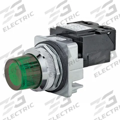 Siemens Pilot Light: 30 mm Panel Mounting Size, Green, LED - LED Pilot-Lights